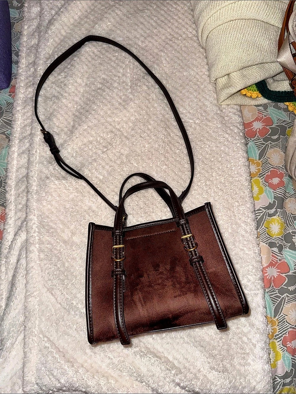 Zara Mini City Crossbody Bag Brown Shoulder Bag